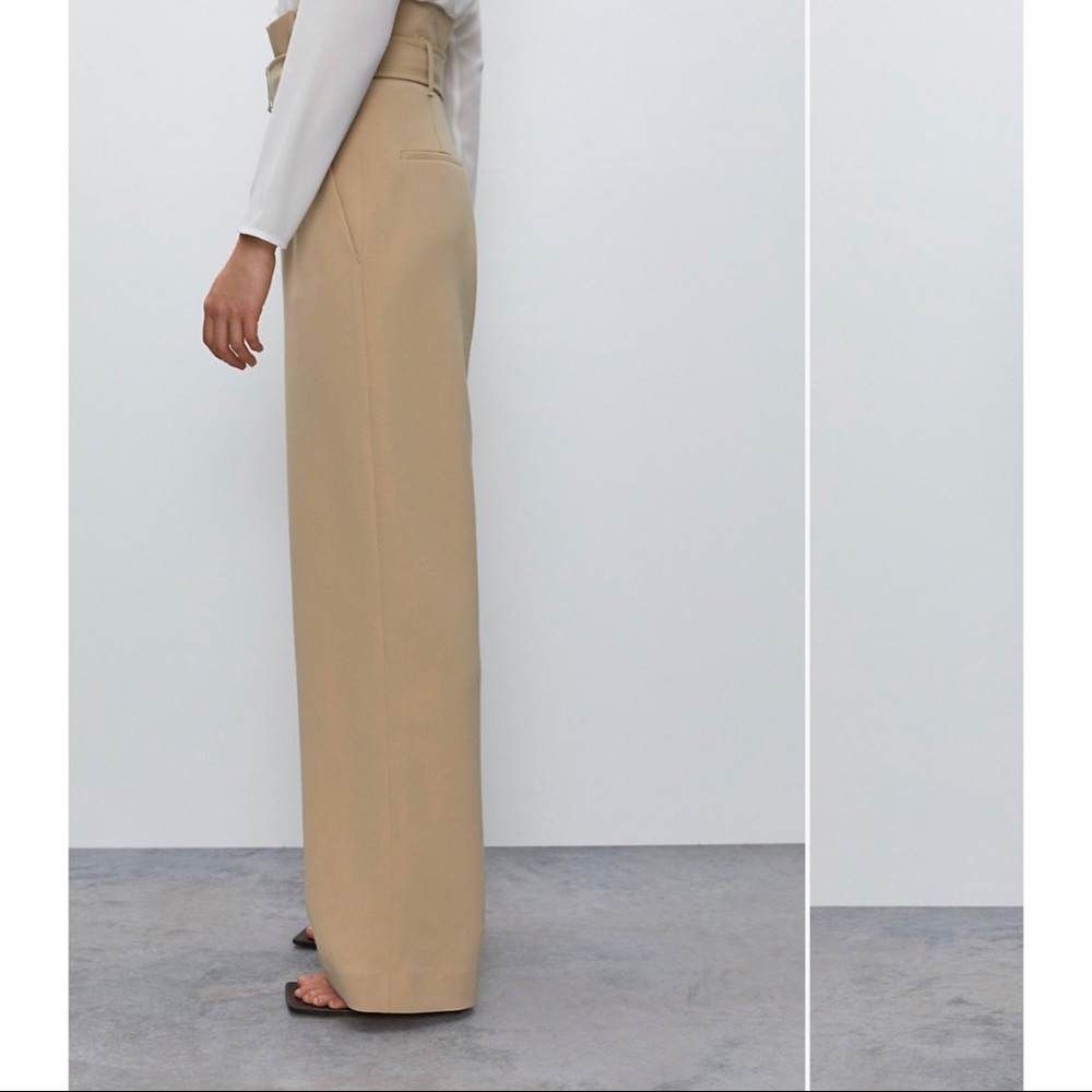 BABATON belted high-waisted power pants - Picture 4 of 9
